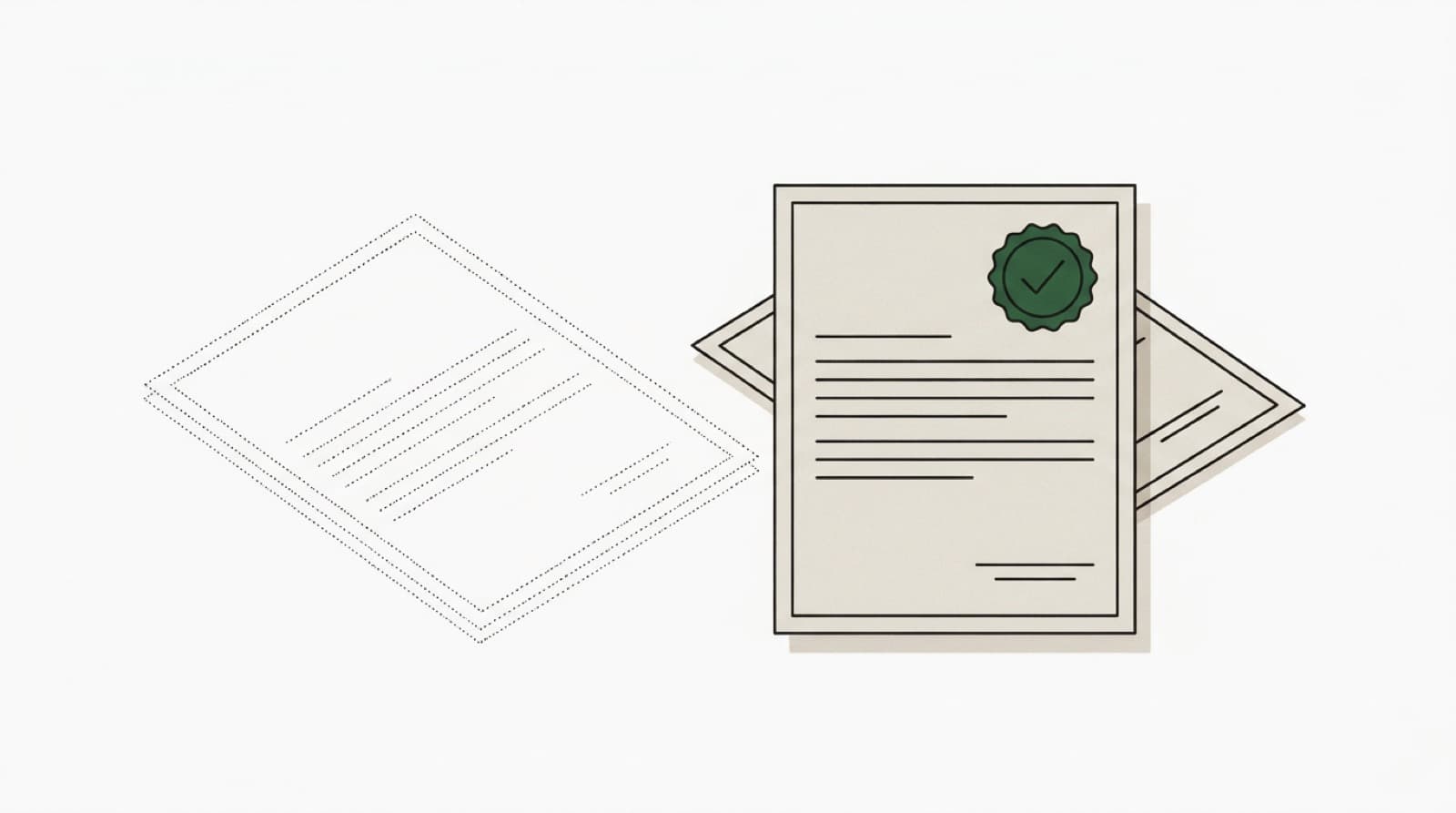 An initial mortgage information sheet beside a document marked as more fully reviewed.